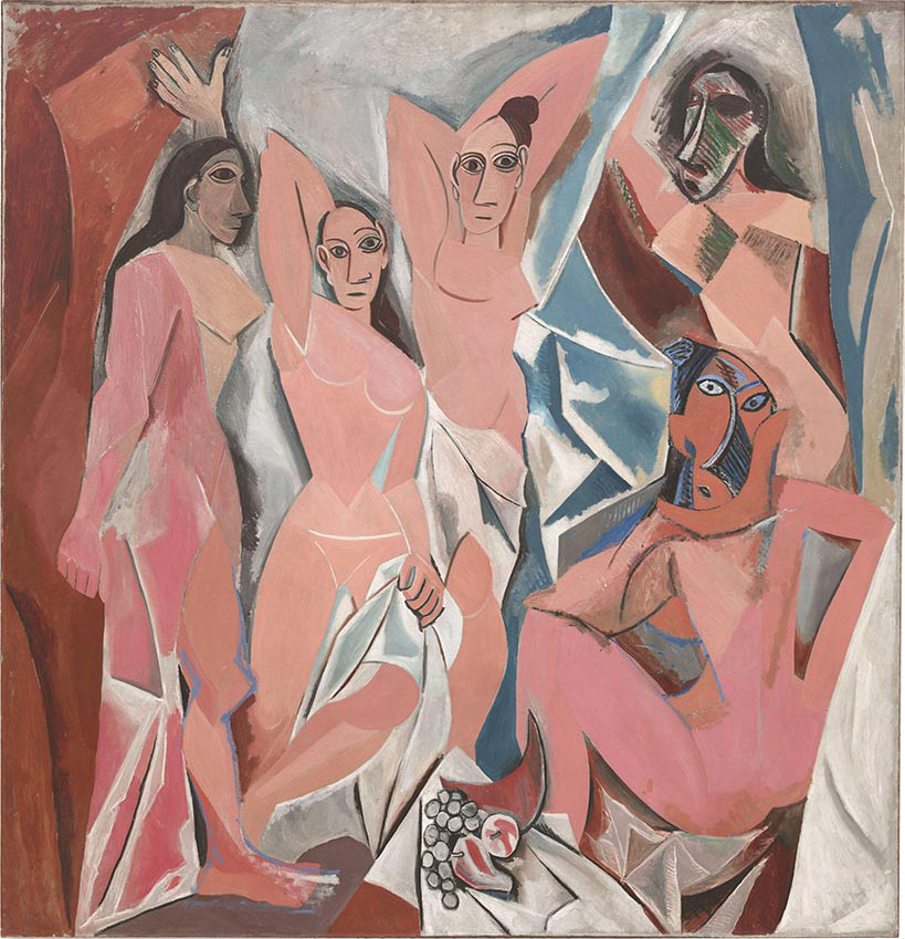 Pablo Picasso, Les Demoiselles d'Avignon, 1907