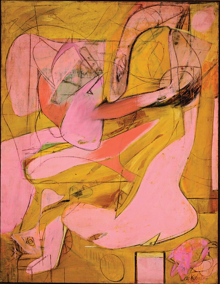 Willem de Kooning, Pink Angels, c. 1945